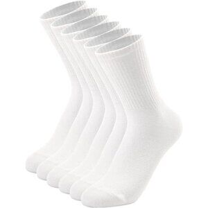Women Crew Socks Cotton Lightweight Thin Casual Calf Socks Size 6 9 Pack